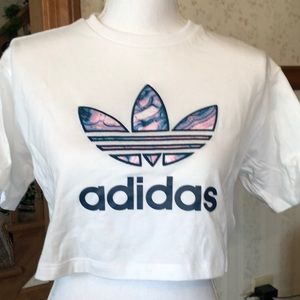 Kids adidas crop top
